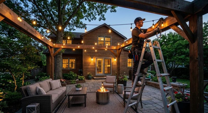 Backyard Lighting Service in Utah County, UT