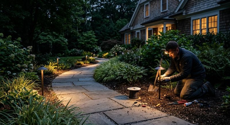 Outdoor Lighting Installation in Provo, UT